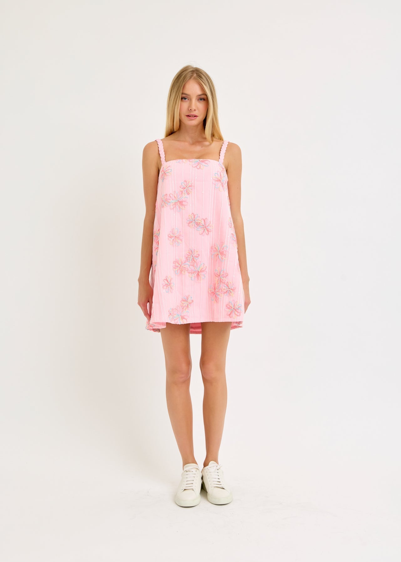 Savannah Braided Strap Lace Mini Dress – The Swank Company