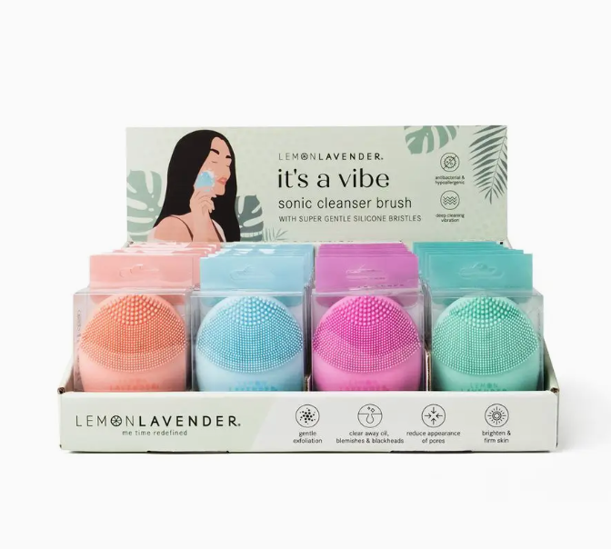 Lemon Lavender It's A Vibe Sonic Cleanser Brush – The Swank Company