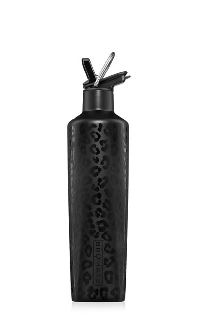 BruMate Rehydration Bottle | 25 oz - Onyx Leopard