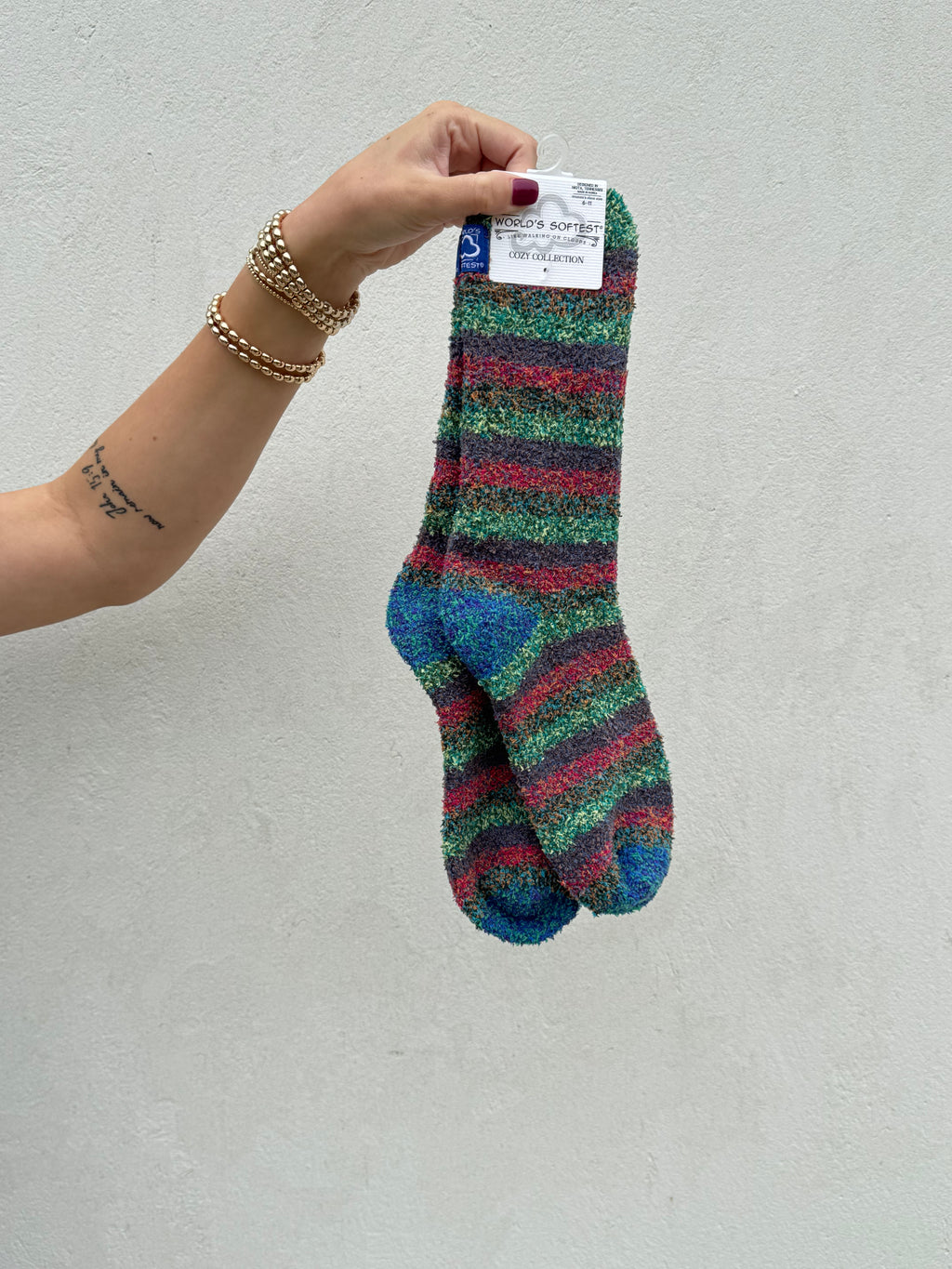 Holiday Cozy Crew Socks