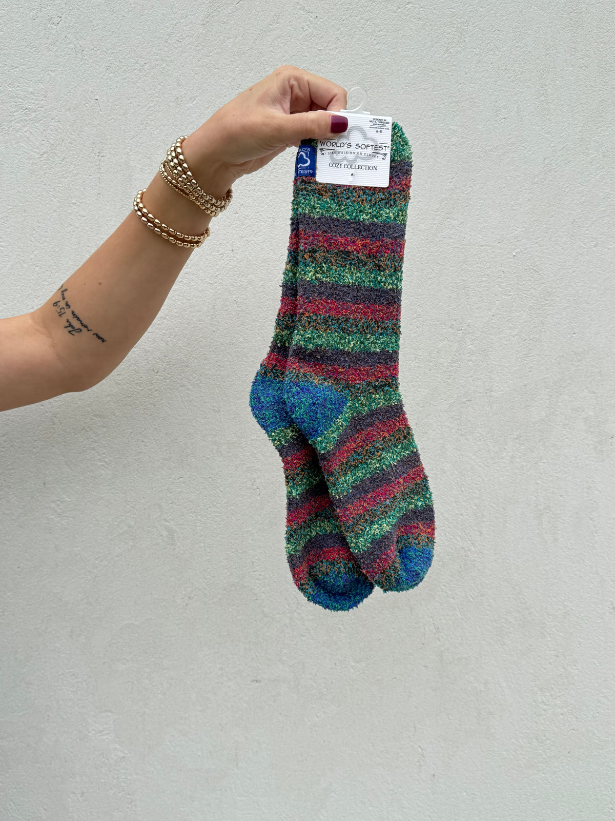 Holiday Cozy Crew Socks