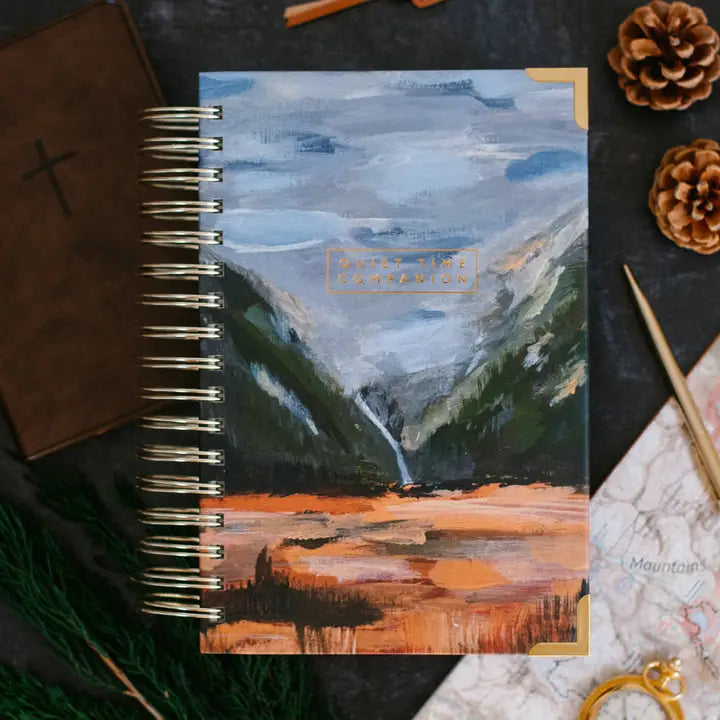 He Leads Me Through Quiet Time Companion Journal