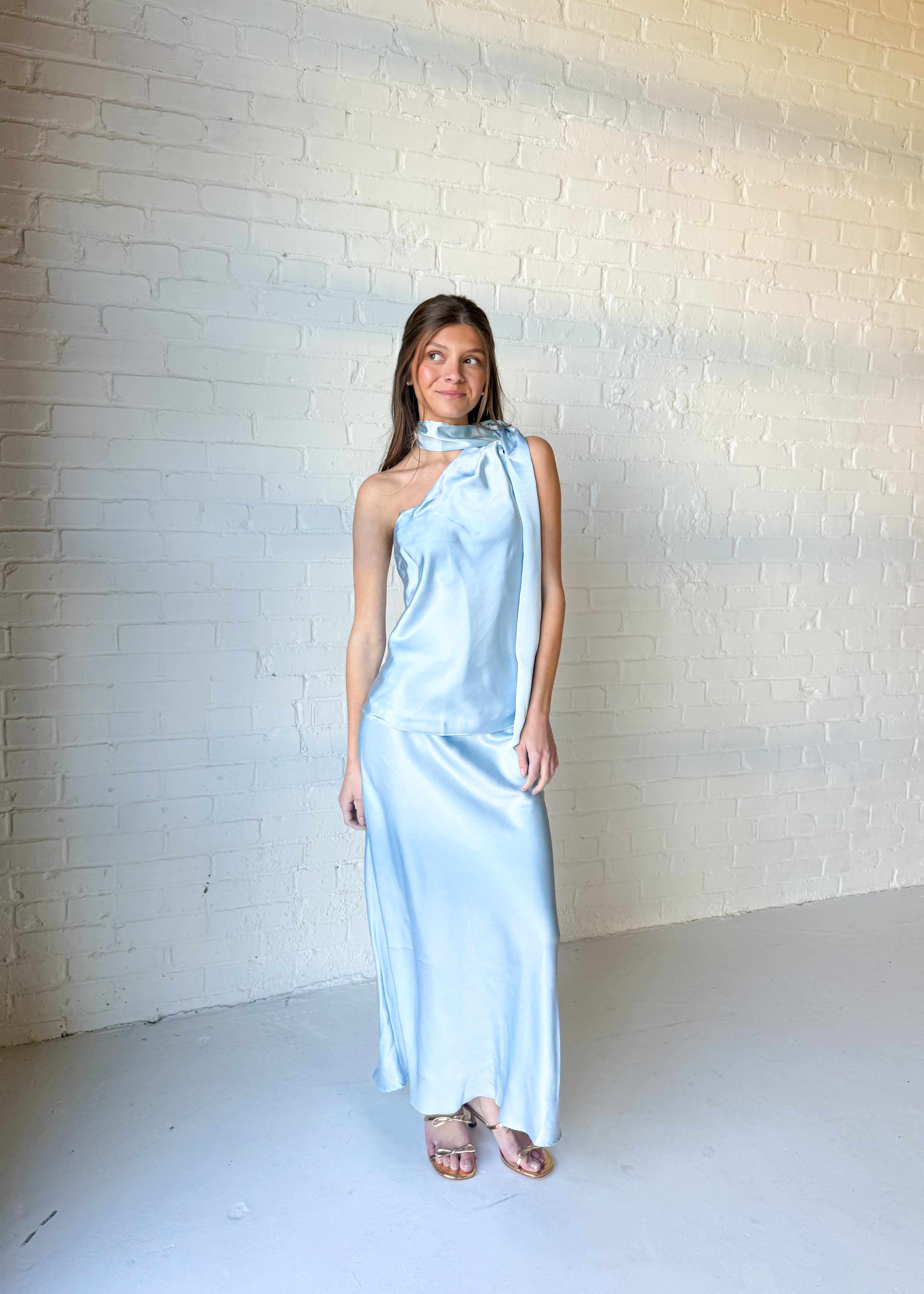 Sutton Satin Maxi Skirt