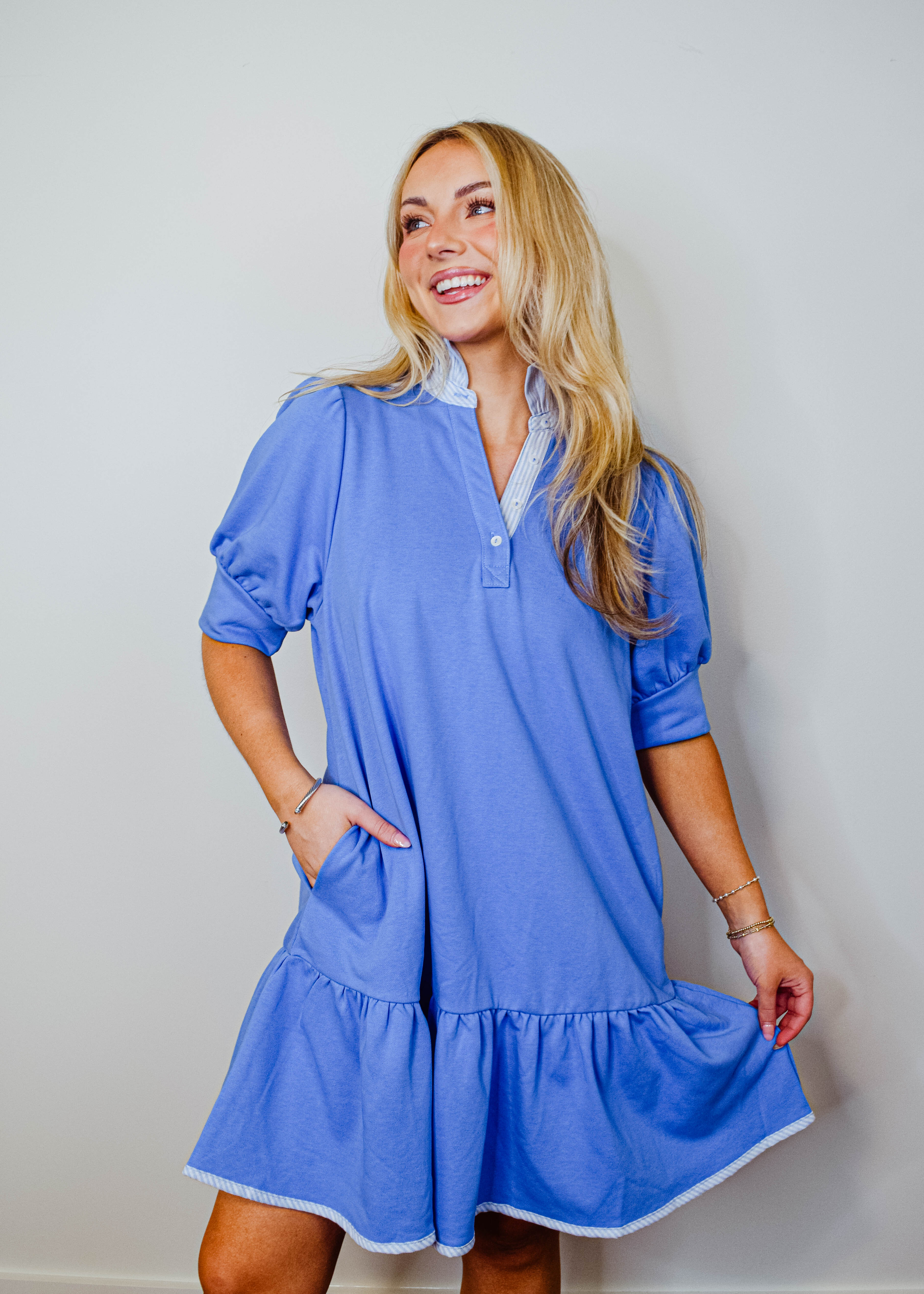 Harper Stripe Mini Dress