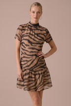 Abbey Animal Print Mini Dress
