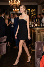 Dixie Beaded Trim Mini Dress