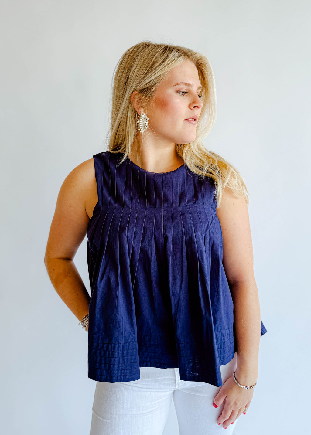 Lucy Pleated Top