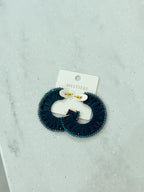 Bella Beaded Raffia Earrings