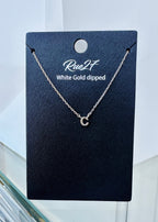 Initial Gold Dipped Necklace