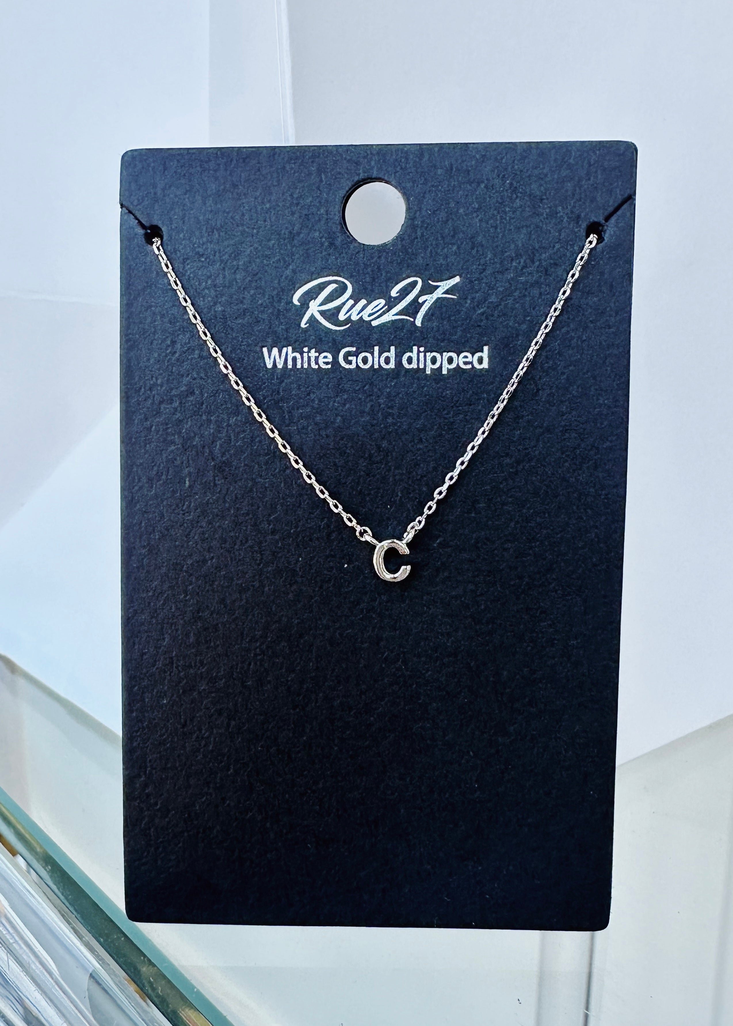 Initial Gold Dipped Necklace