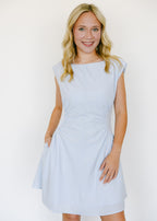 Savannah Ruched Waist Mini Dress