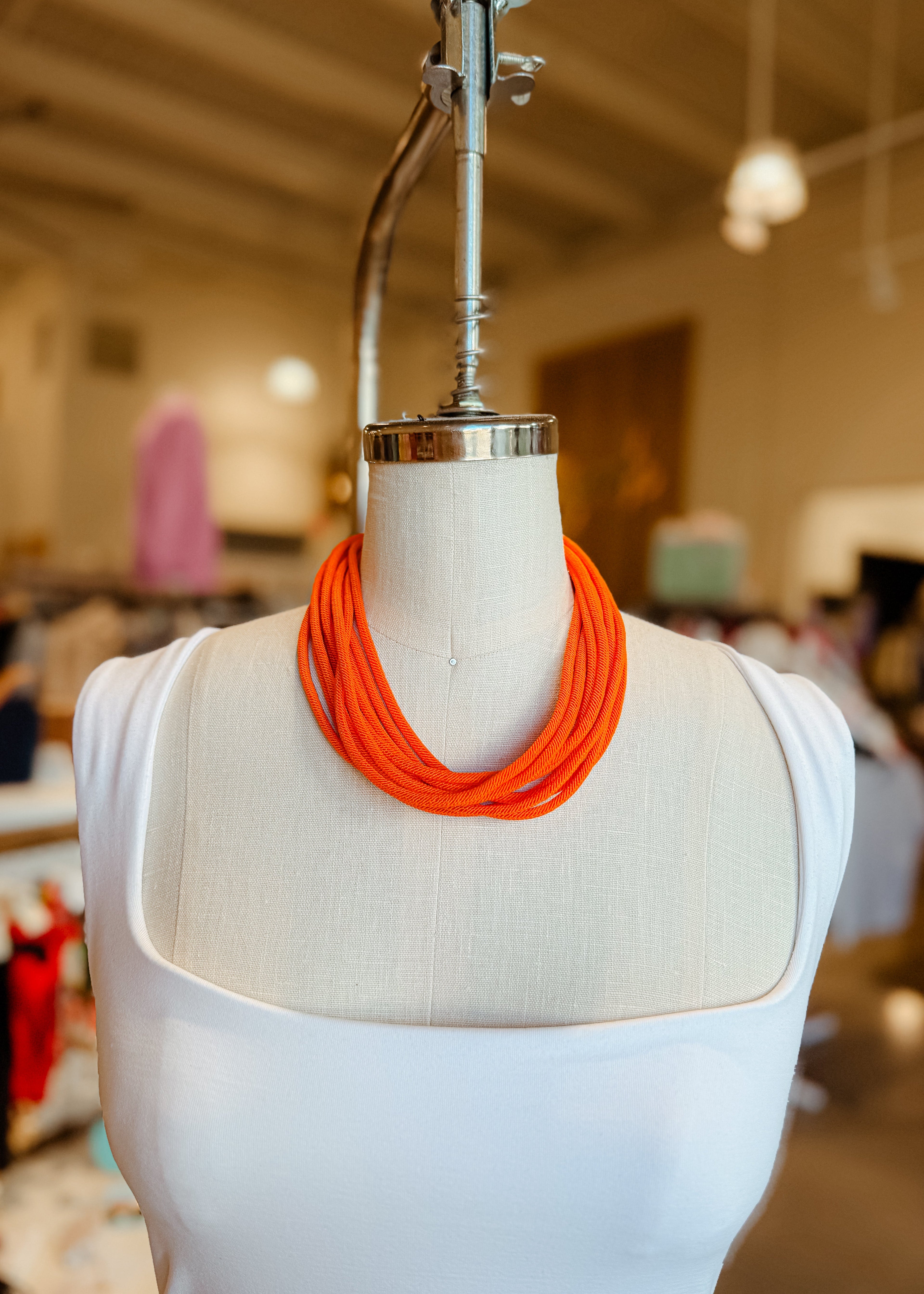 Double Loop Rope Necklace