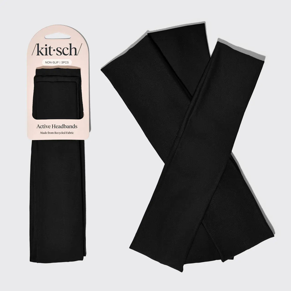 Recycled Fabric Active Headbands 3pc Set
