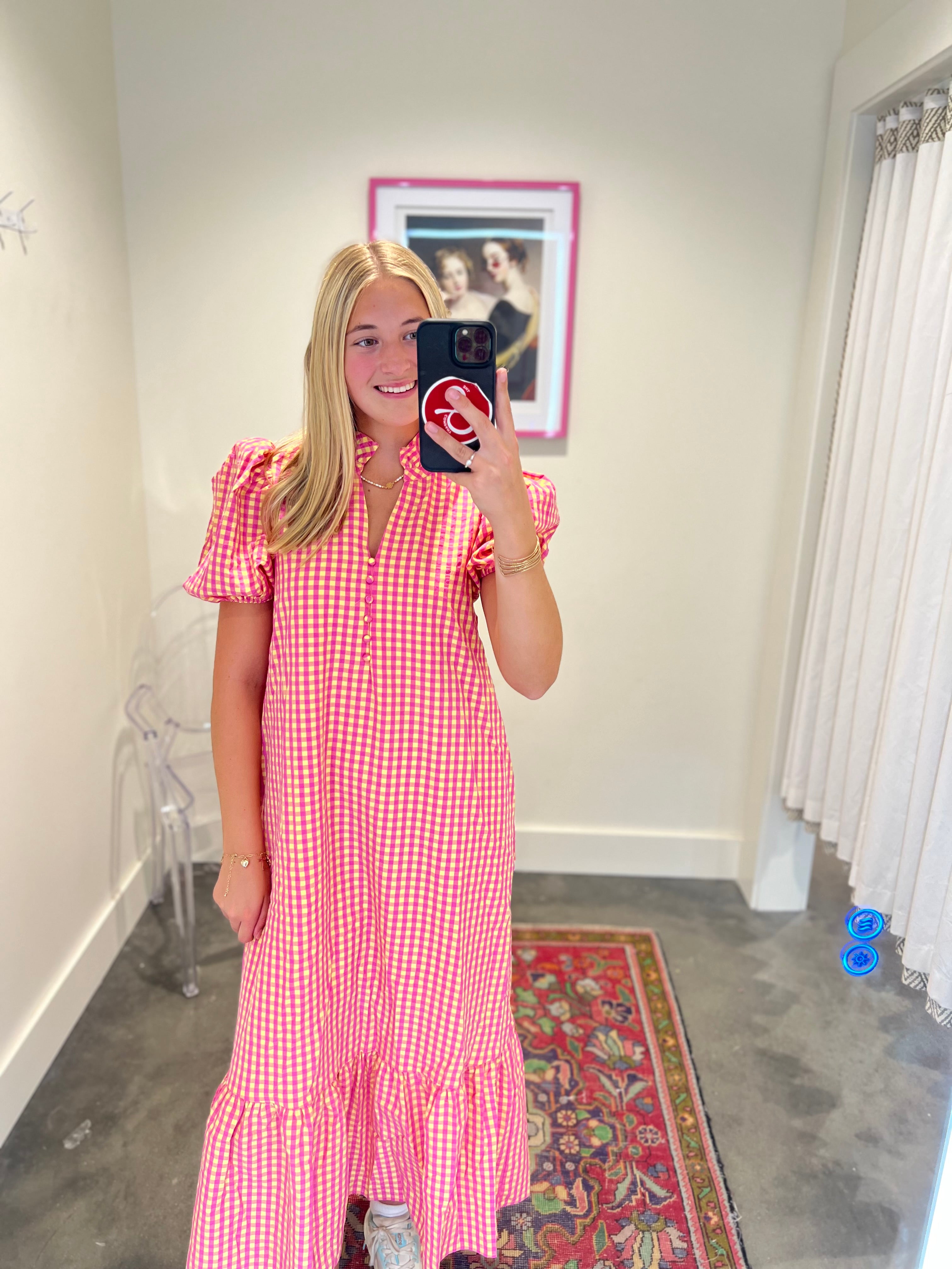 Gingham Maggie Dress