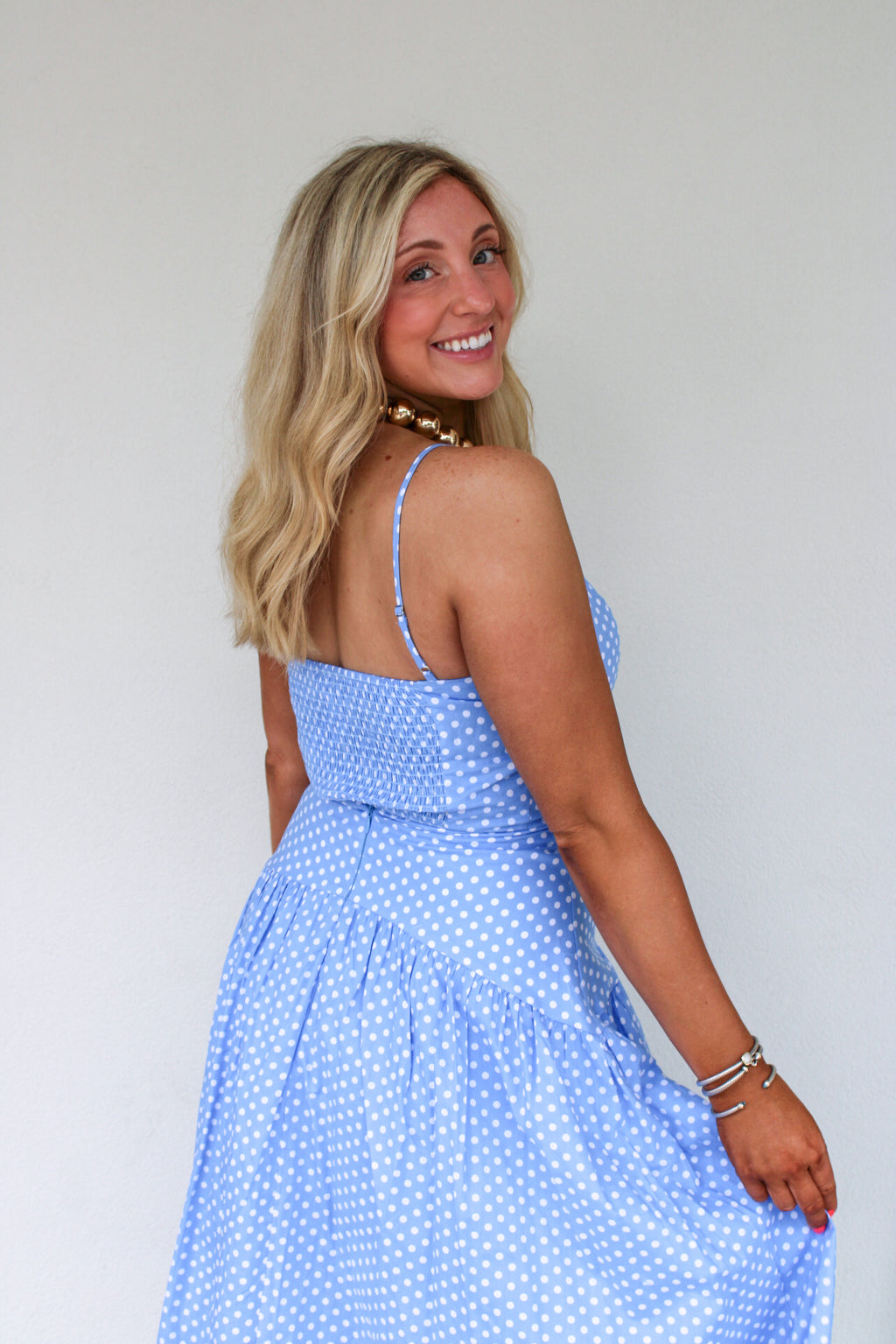 Jane Polka Dot Tank Crop Top