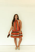 Seraphine Stripe Mini Dress