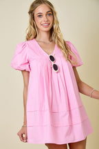 Paityn Puff Sleeve Mini Dress