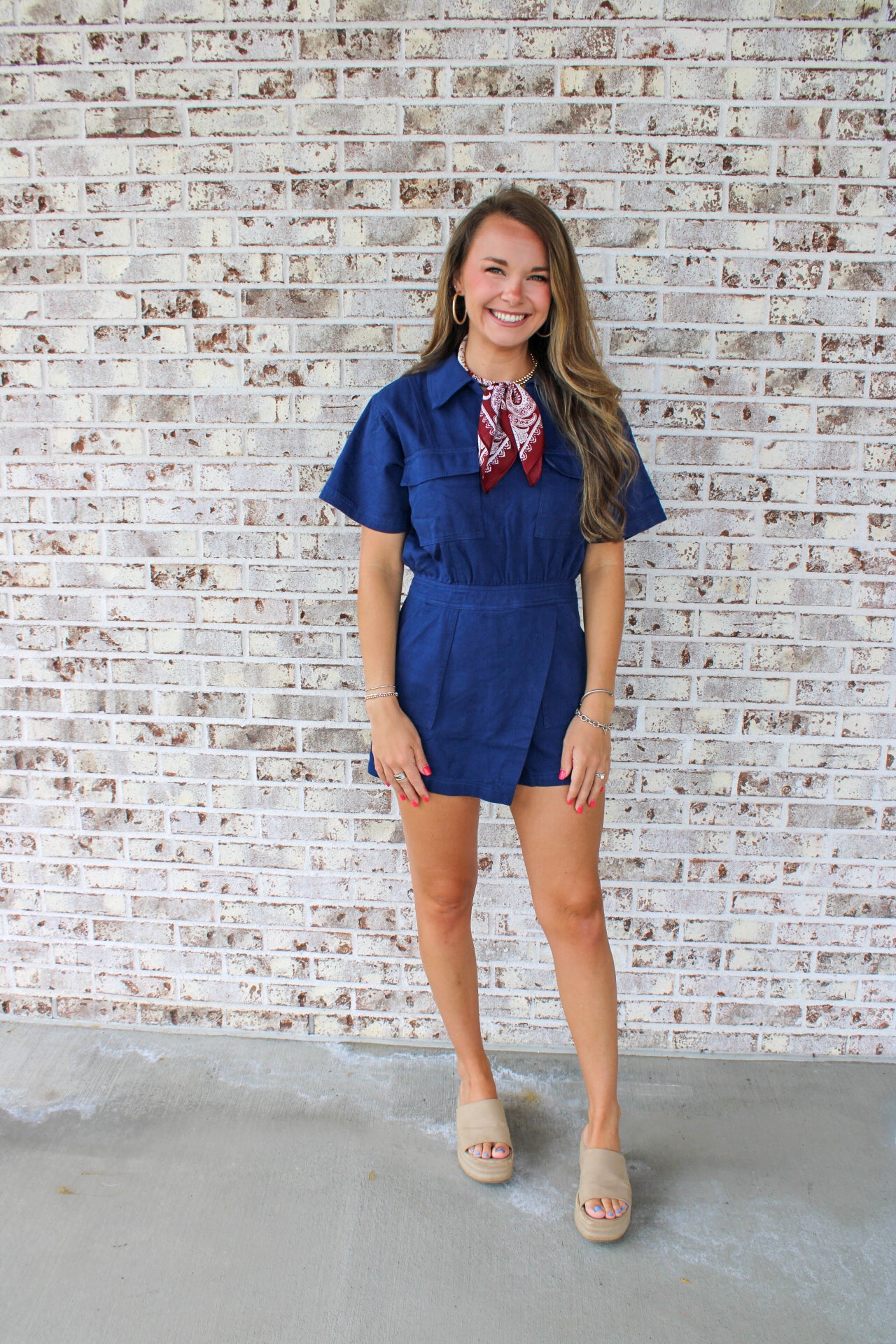 Alice Denim Romper