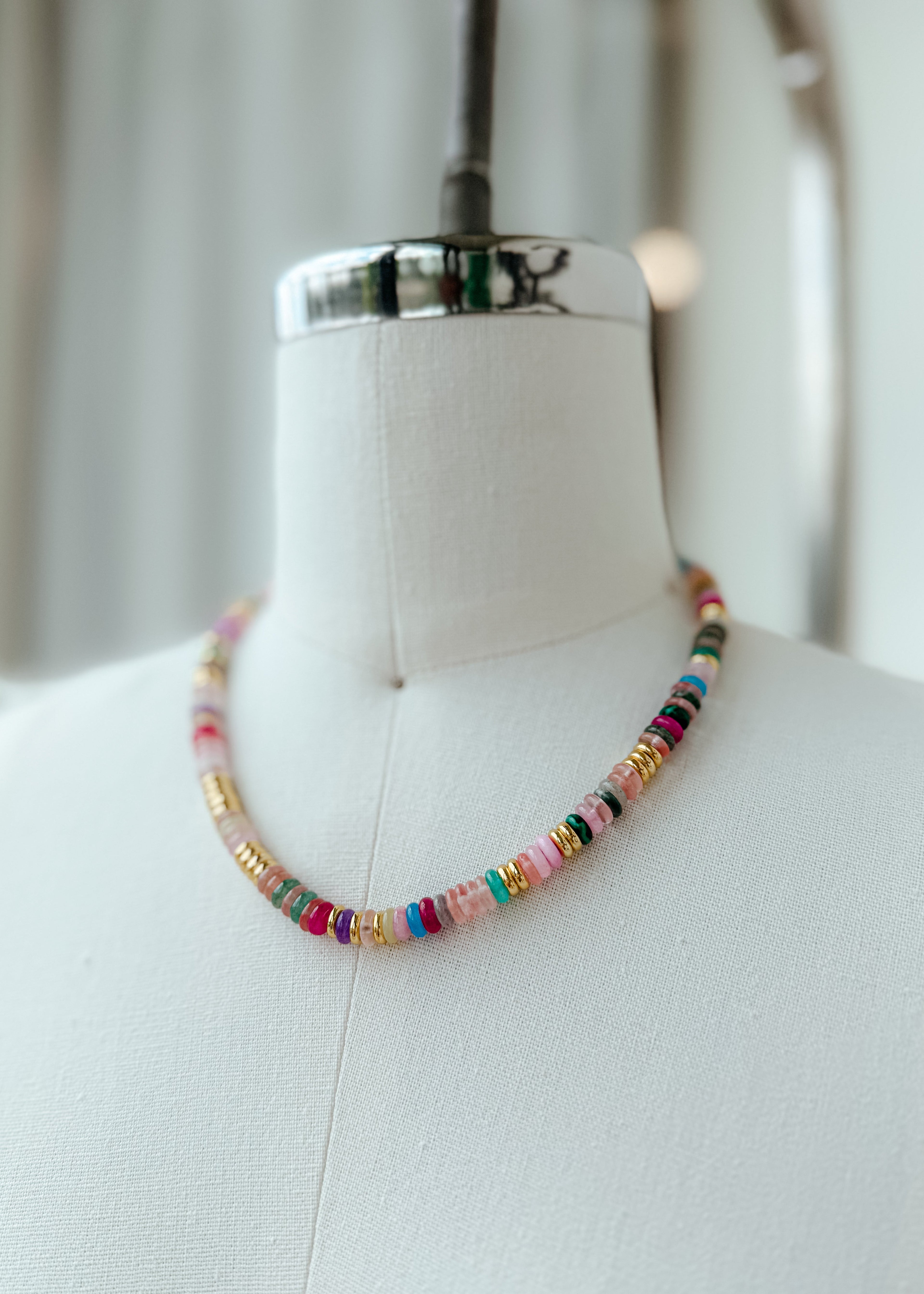 Stone Beaded Necklace