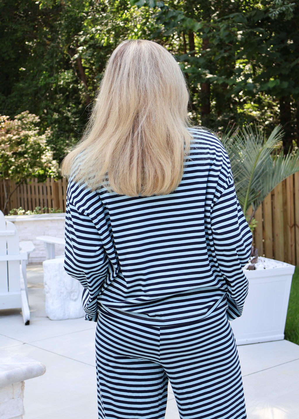 Lena Striped Lounge Set