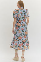 Bloomfield Floral Tiered Midi Dress