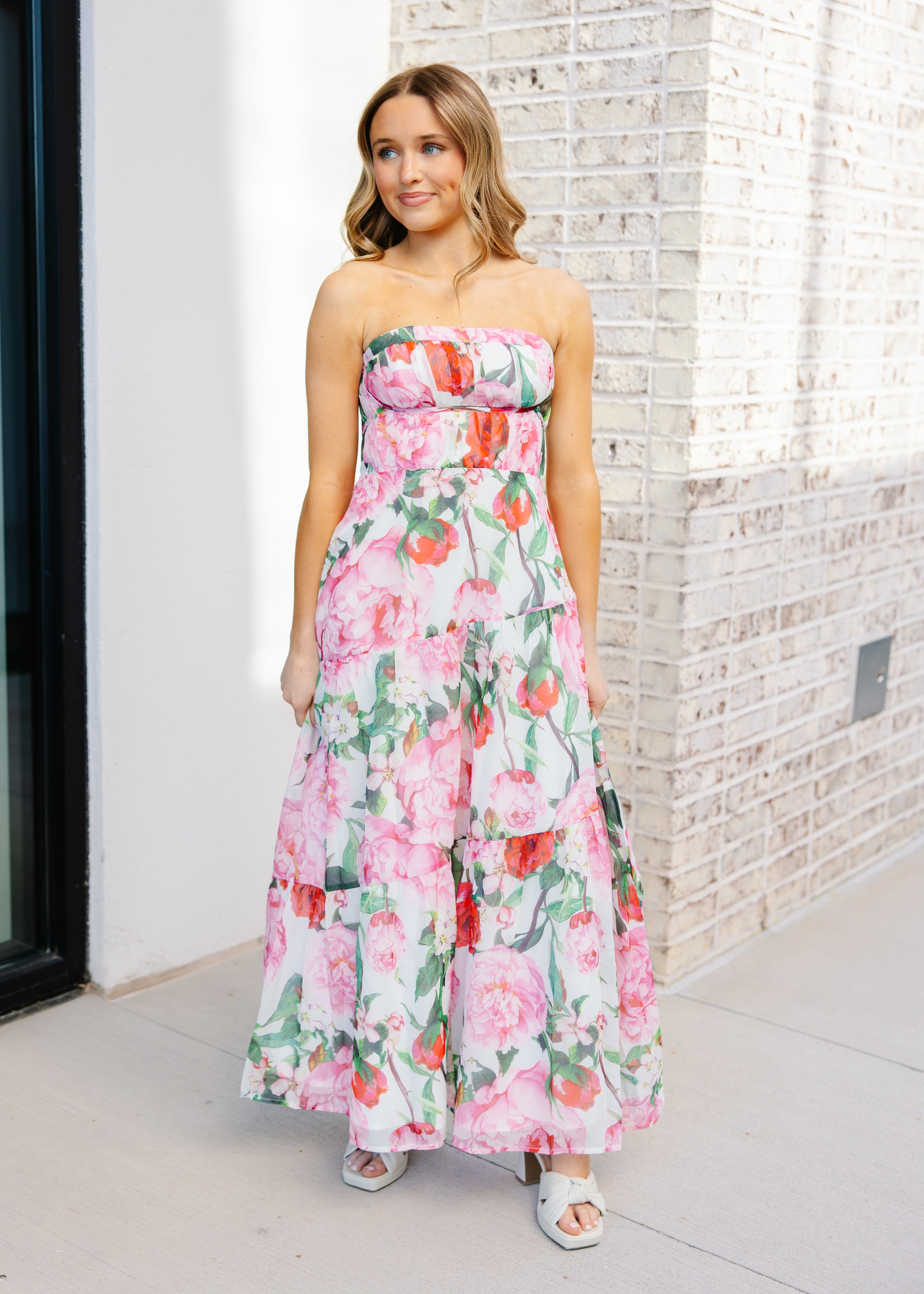 Petal Floral Maxi Dress