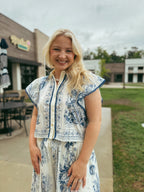 Nantucket Floral Blouse