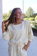 Mineral Washed Off Shoulder Top