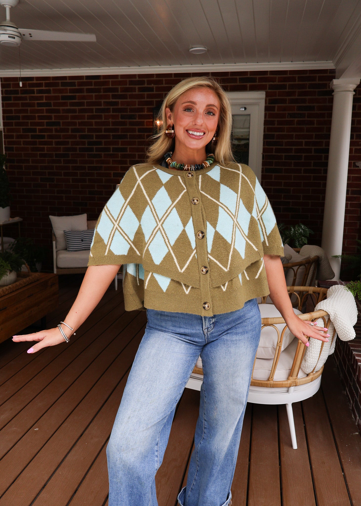Elise Cape Cardigan