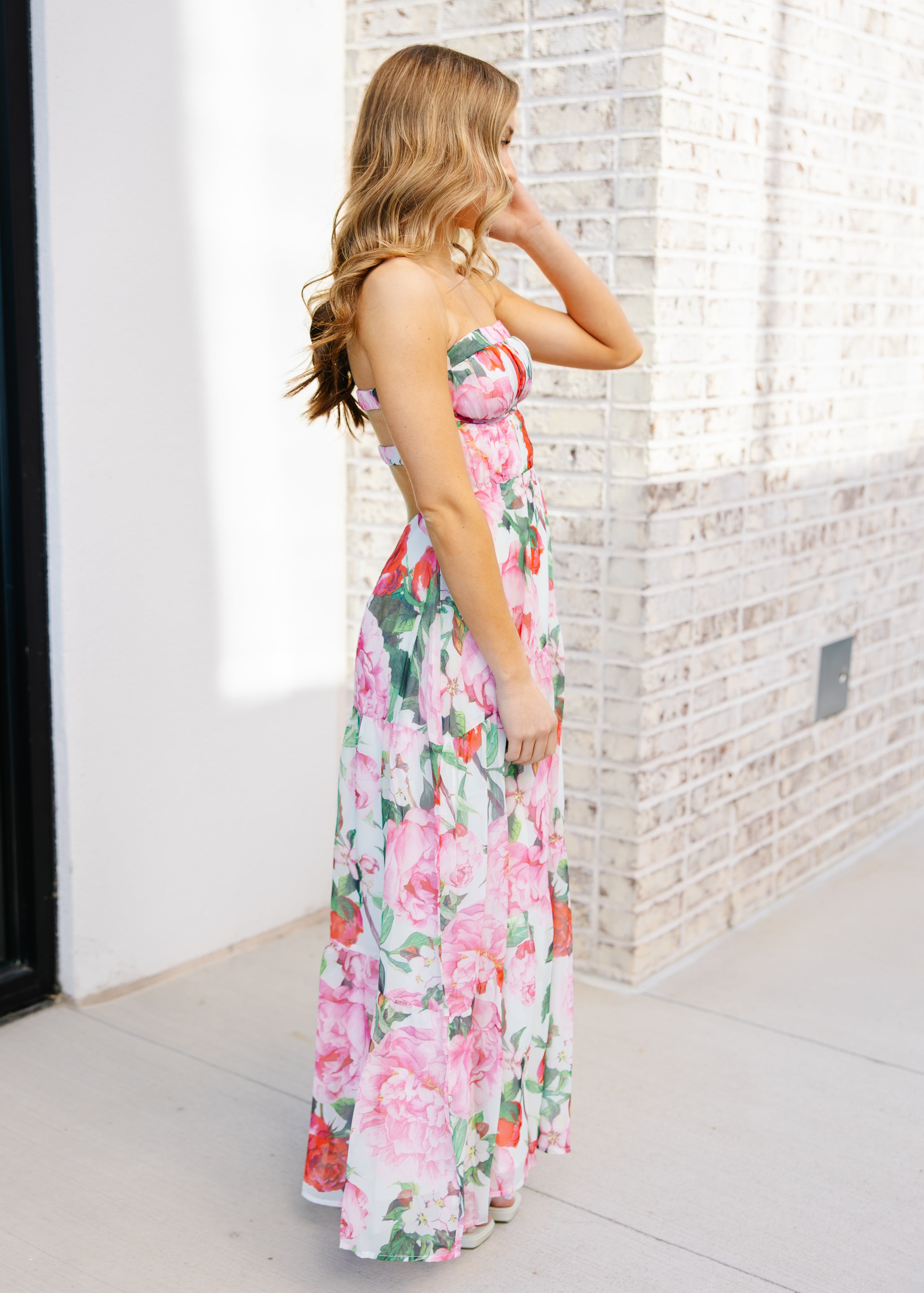 Petal Floral Maxi Dress