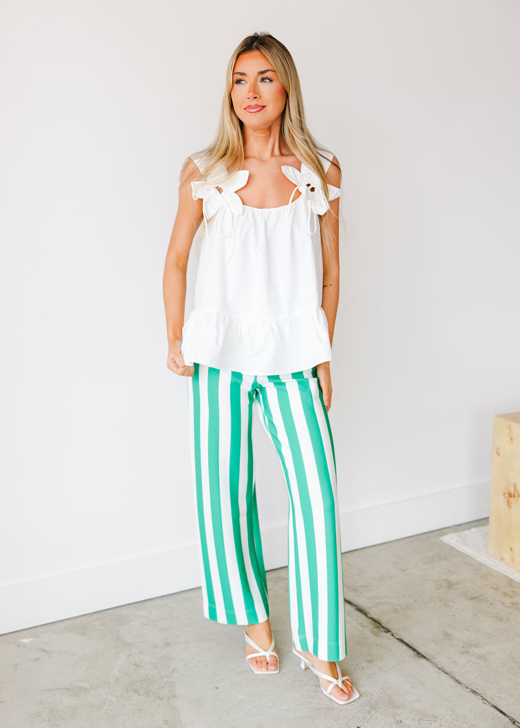 Solene Stripe Pocket Trousers