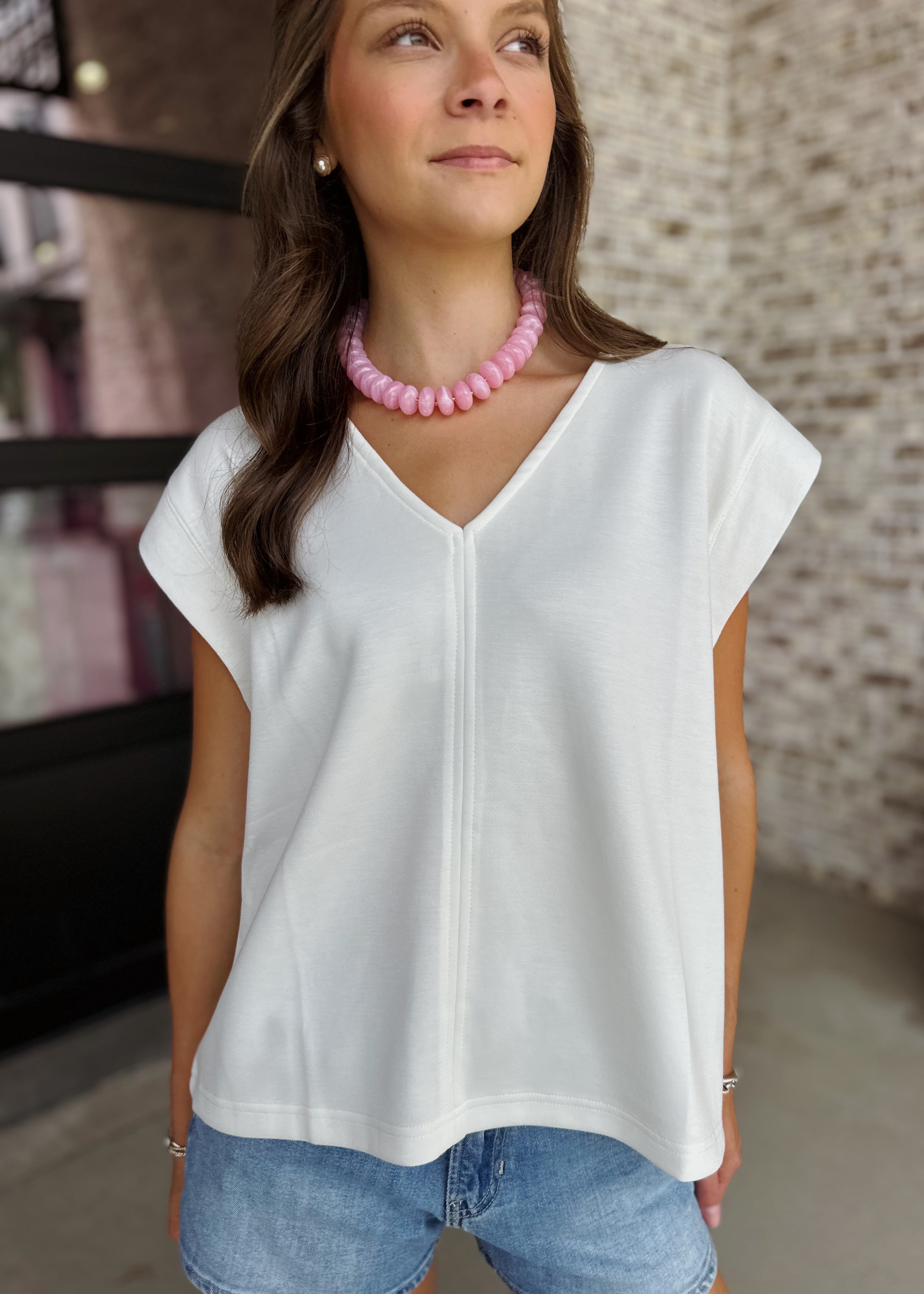 Everyday V Neck Classic Top