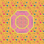 Bagua Blossom Tablecloth