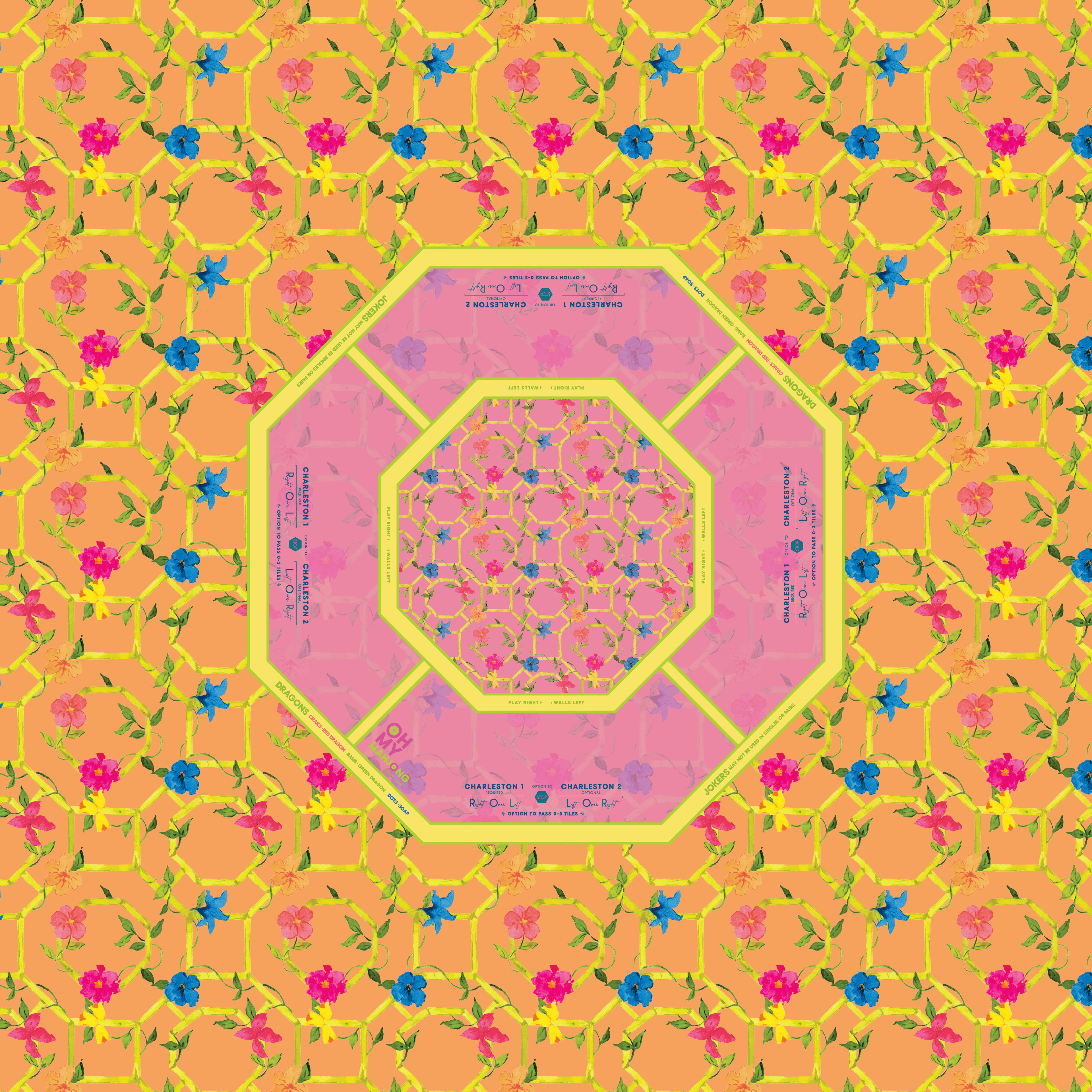 Bagua Blossom Tablecloth