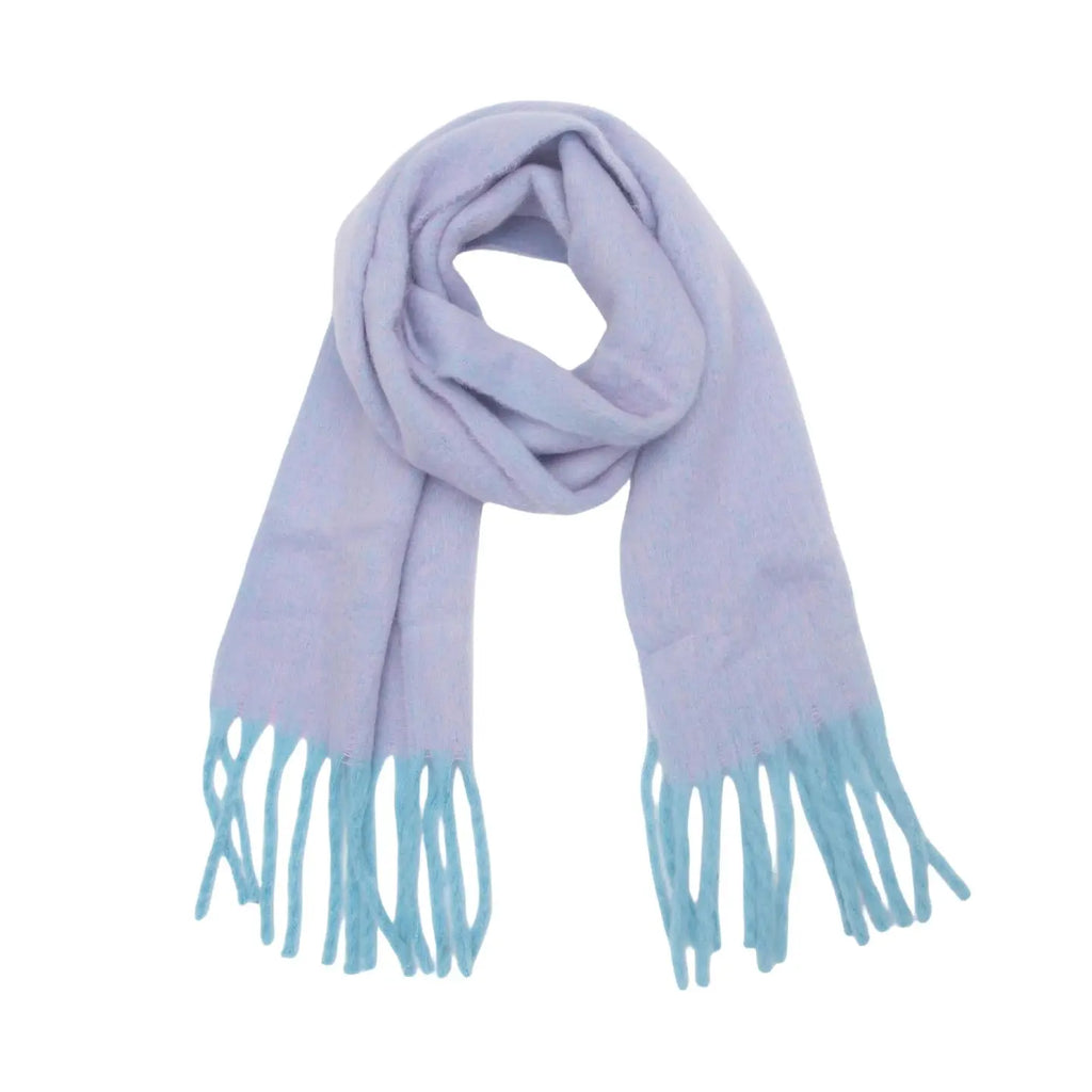 Winter Long Shawl Tassel Scarf