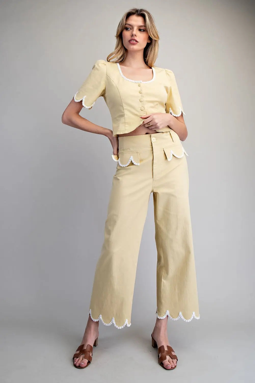 Perla Floral Straight Leg Pants