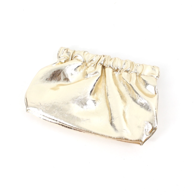 Stella Metallic Shine Squeeze Pouch in Gold