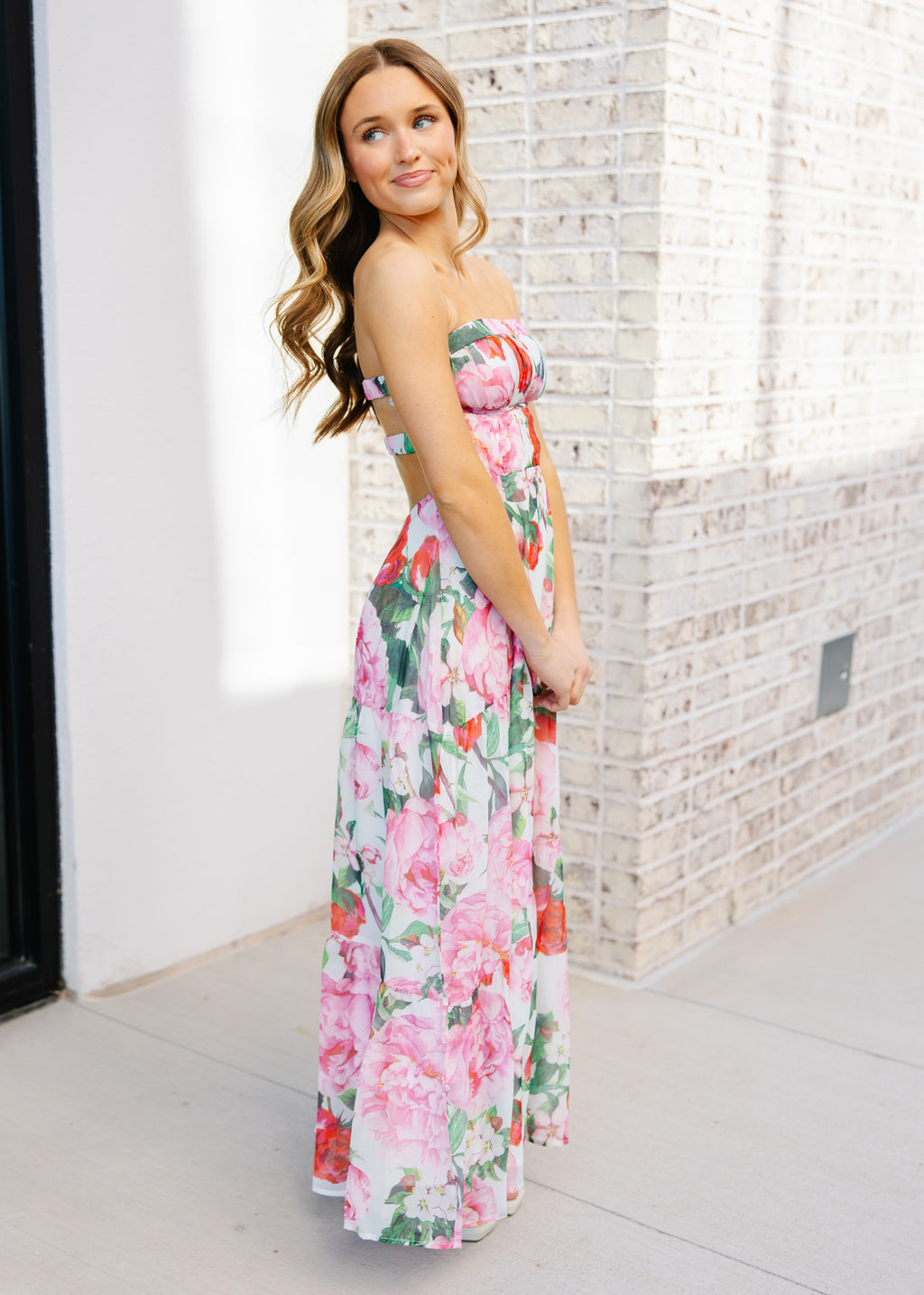 Petal Floral Maxi Dress