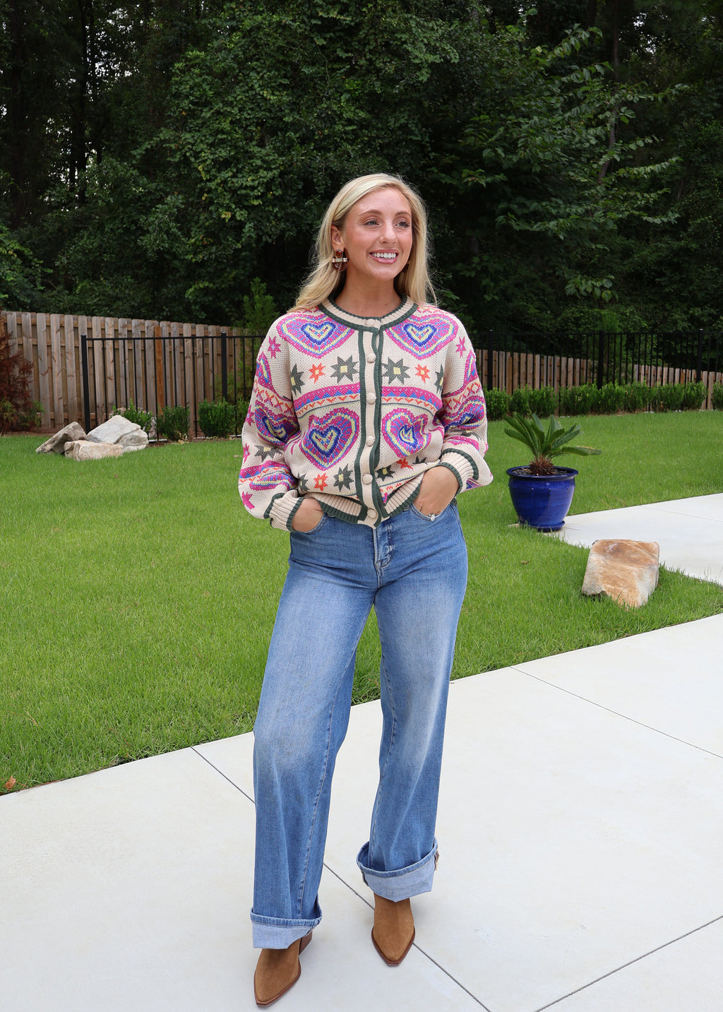 The Sloane Heart Cardigan