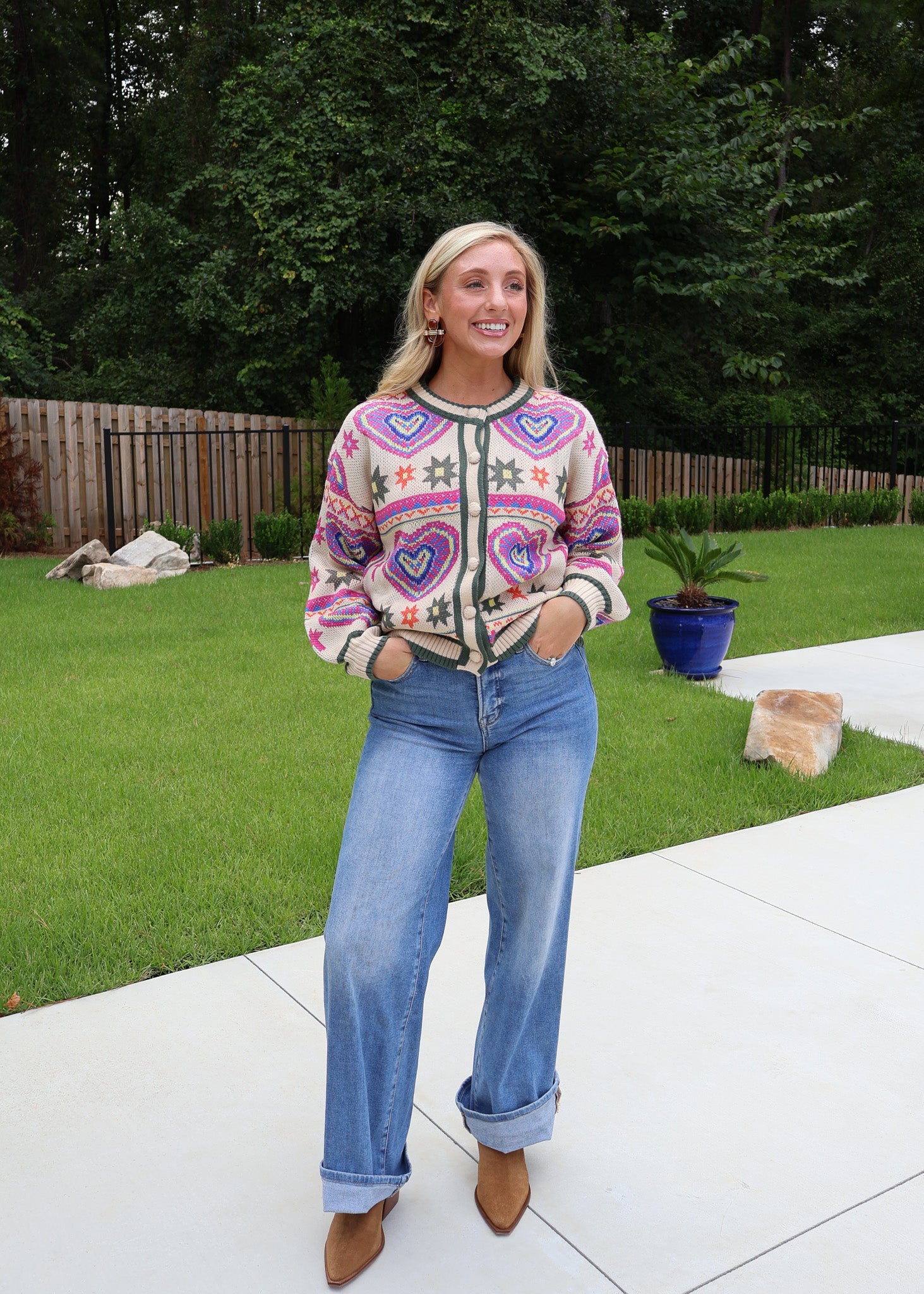 The Sloane Heart Cardigan