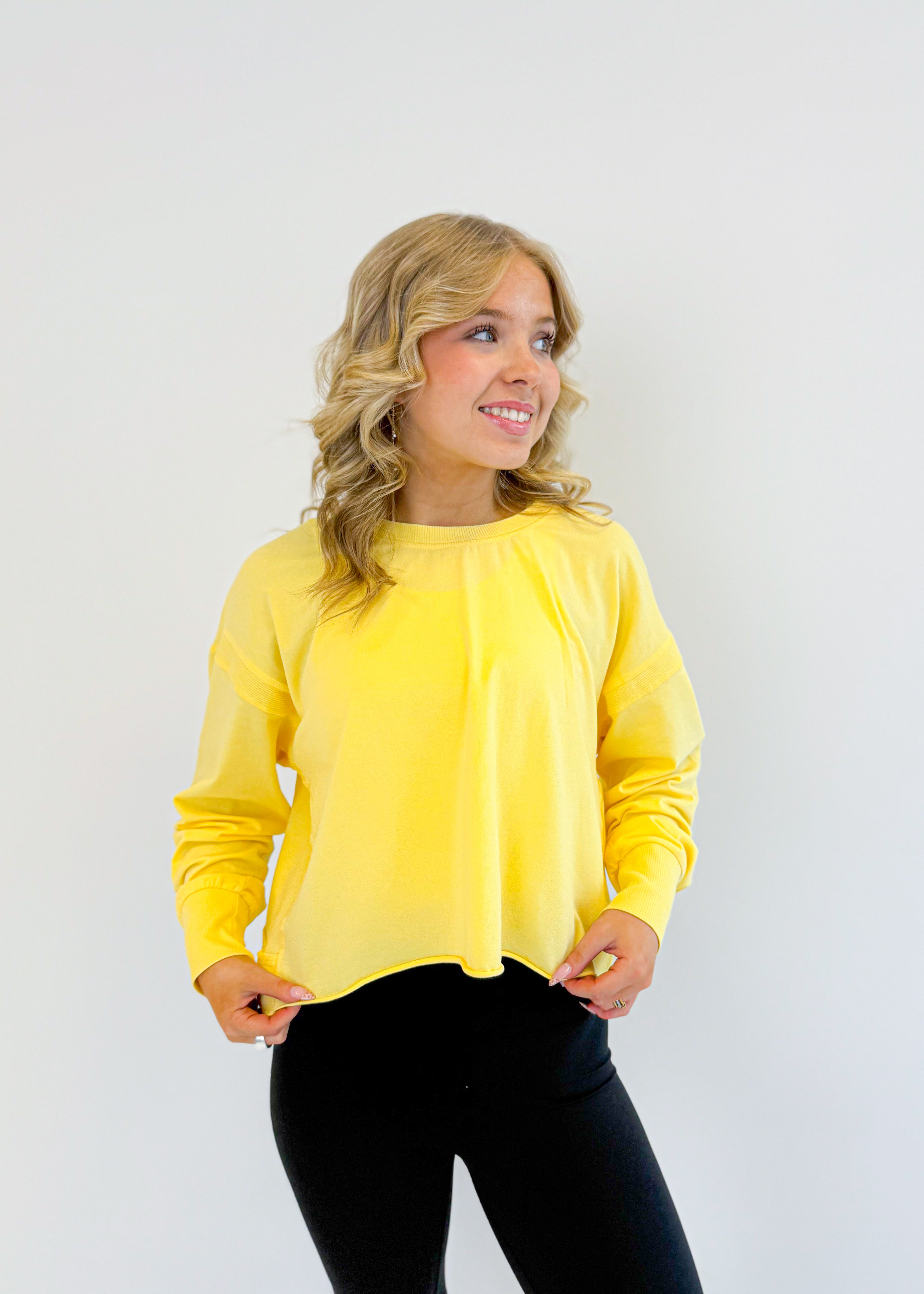 Open Back Long Sleeve Tee