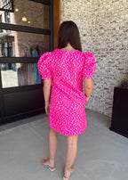 Luna Petal Button Mini Dress