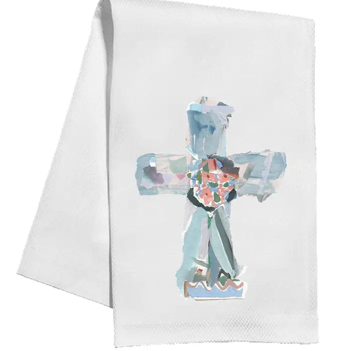 Blue Cross Kitchen Towel