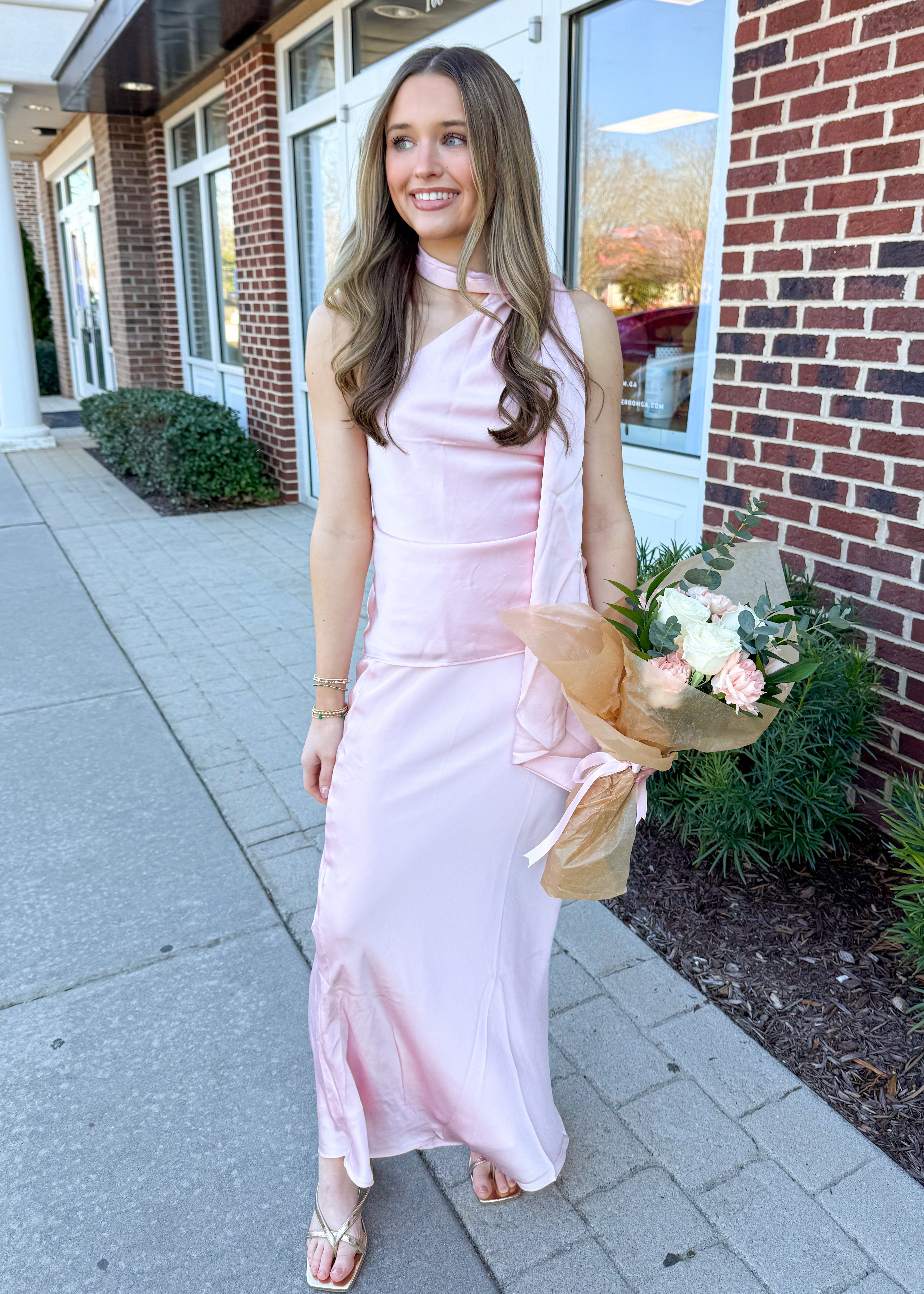 Sutton Satin Maxi Skirt