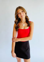 Camille Square Neck Bodysuit