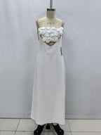 Floral Elegance Cutout Maxi Dress