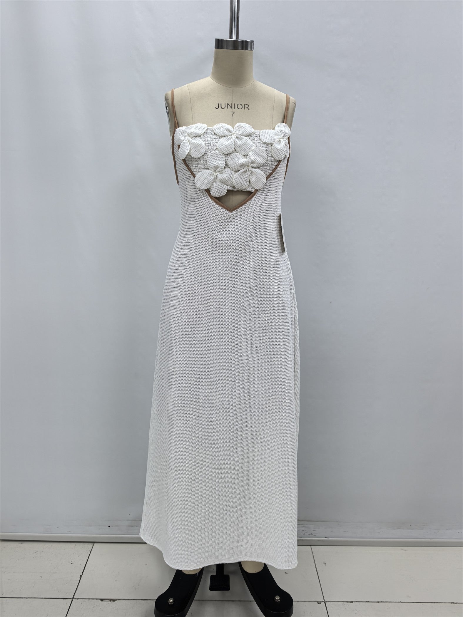 Floral Elegance Cutout Maxi Dress