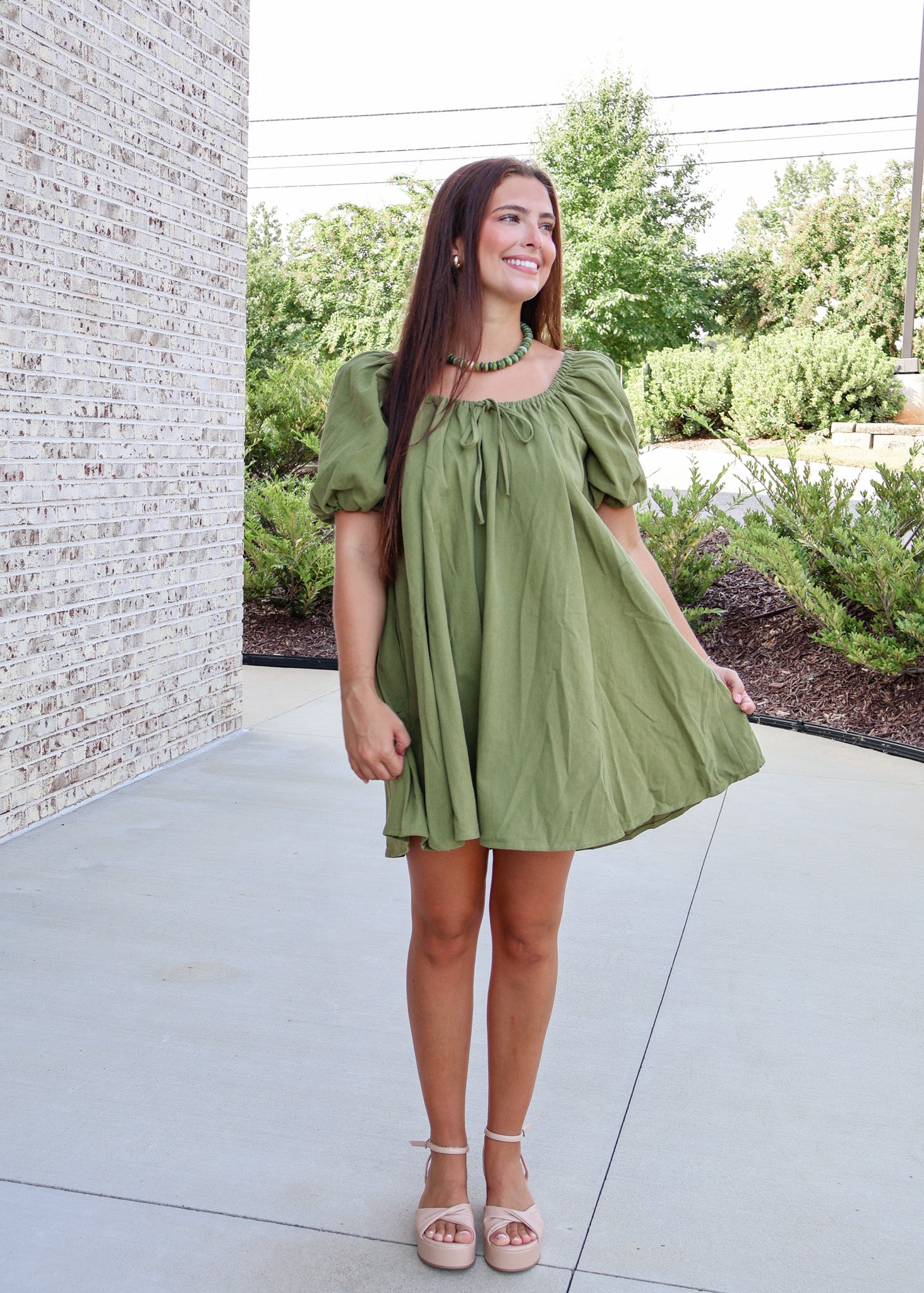 Meredith Babydoll Mini Dress