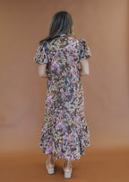 Simone Floral Midi Dress