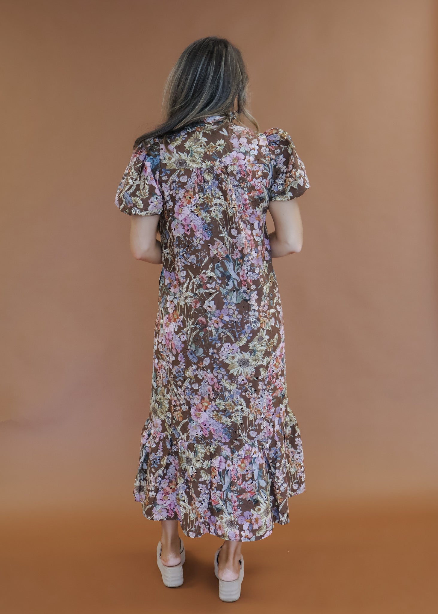 Simone Floral Midi Dress